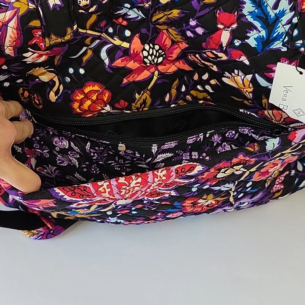 Vera Bradley Iconic Ultimate Convertible Baby Bag in Foxwood Print